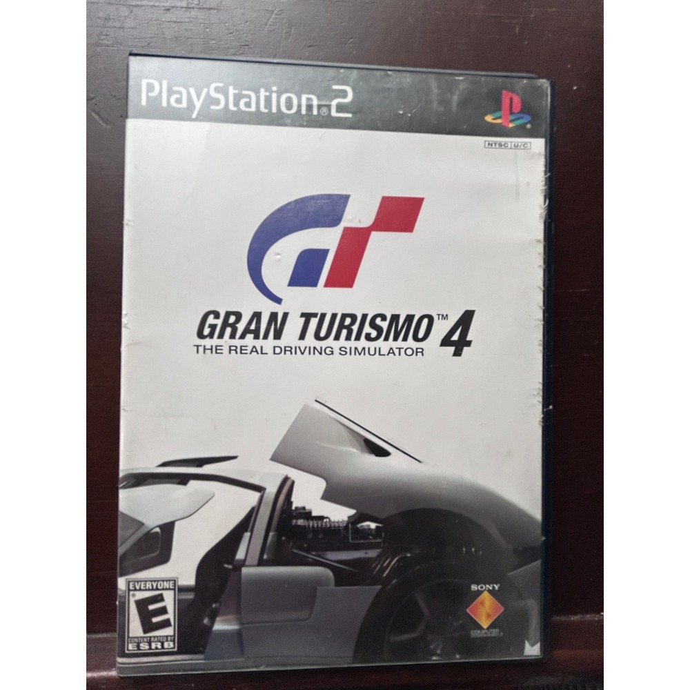 Gran Turismo 4 Sony PlayStation 2 PS2 2004 Racing Simulator NTSC SCUS-97328